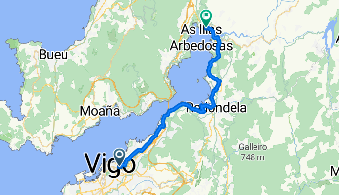 Rúa do Canceleiro to Lugar Paredes
