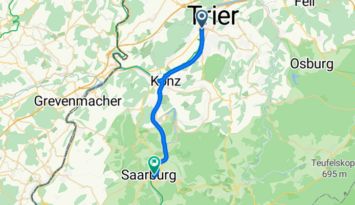Von Trier bis Saarburg