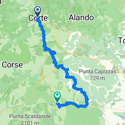 Cours Paoli, Corte à Ghisoni