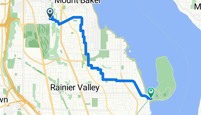 Route in Seattle