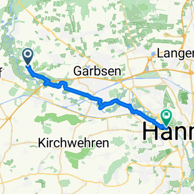 Route zum Radieschen