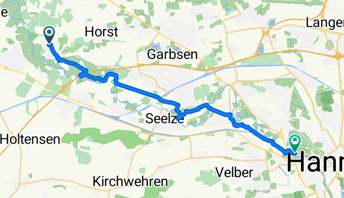 Route zum Radieschen