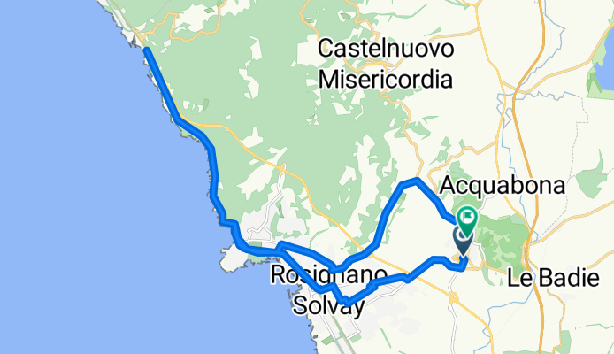 Via Sant'Antonio, Rosignano Marittimo a Via Antonio Gramsci, Rosignano Marittimo