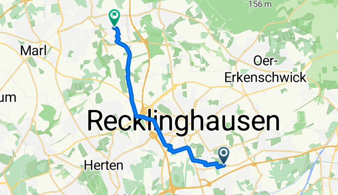 Berghäuser Straße nach Beethovenstraße