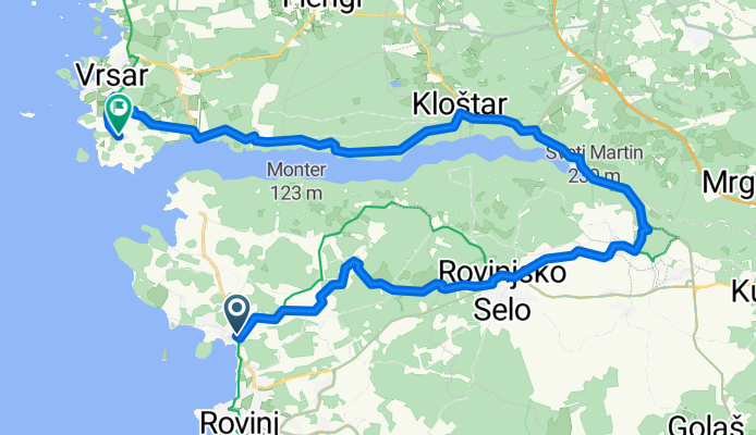 Ulica Matije Vlačića Ilirika 9b nach Koversada 21A