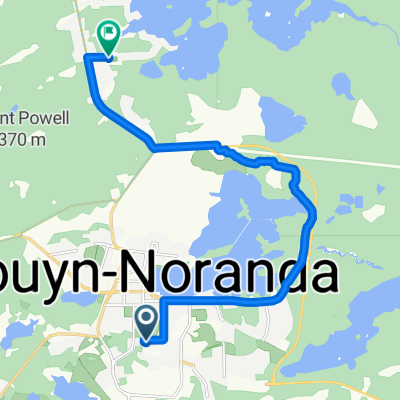 Rue des Oblats E, Rouyn-Noranda à Ch St-Luc, Rouyn-Noranda