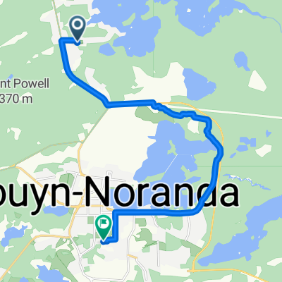 Ch St-Luc, Rouyn-Noranda à Rue des Oblats E, Rouyn-Noranda