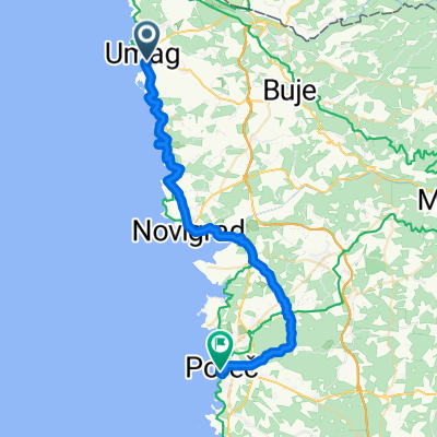 Ulica Vladimira Nazora to Ulica Pietra Kandlera