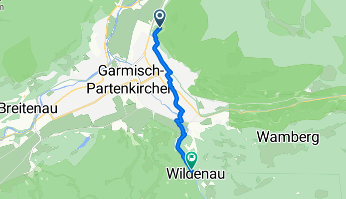 Wankbahnstraße, Garmisch-Partenkirchen to Wildenau, Garmisch-Partenkirchen