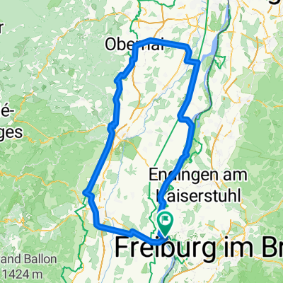 Von Breisach am Rhein bis Vogelgrun