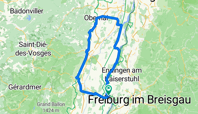 Von Breisach am Rhein bis Vogelgrun