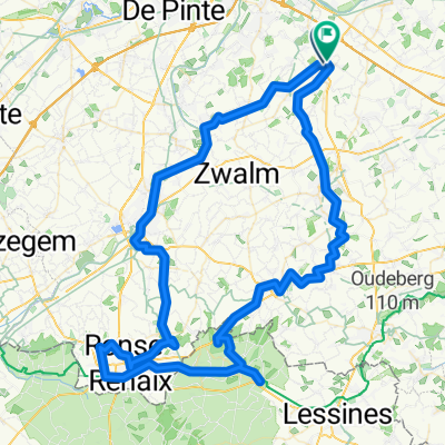 Route in Oosterzele