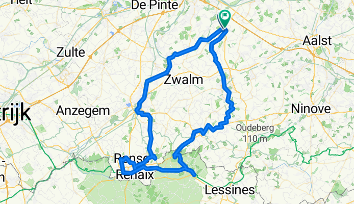 Route in Oosterzele