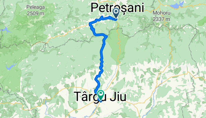 From Livezeni to Târgu Jiu via Straja