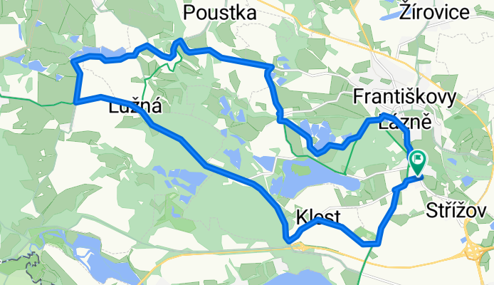 Chebská, Františkovy Lázně do Chebská, Františkovy Lázně