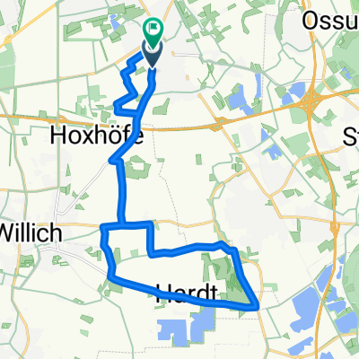 Willicher Straße, Krefeld nach Vaaßenweg, Krefeld