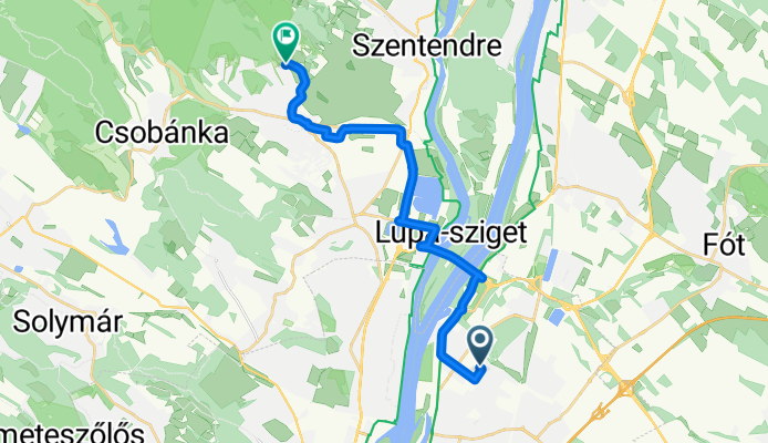 Káposztásmegyeri út, Budapest - Susnyár dűlő, Pomáz