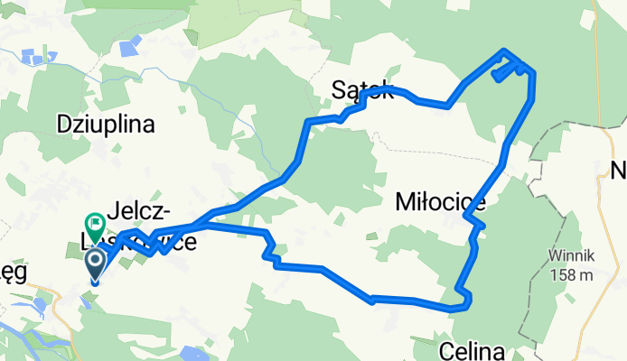 Krucza 3, Jelcz-Laskowice do aleja Młodych 1, Jelcz-Laskowice