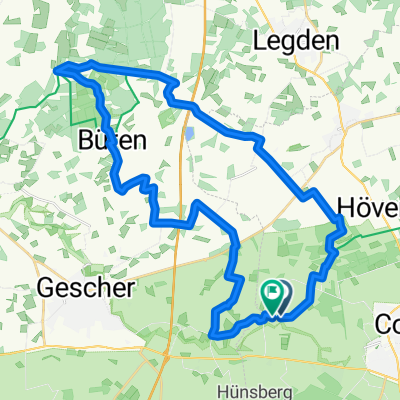 Route in Coesfeld