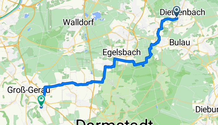 Von Dietzenbach bis Büttelborn