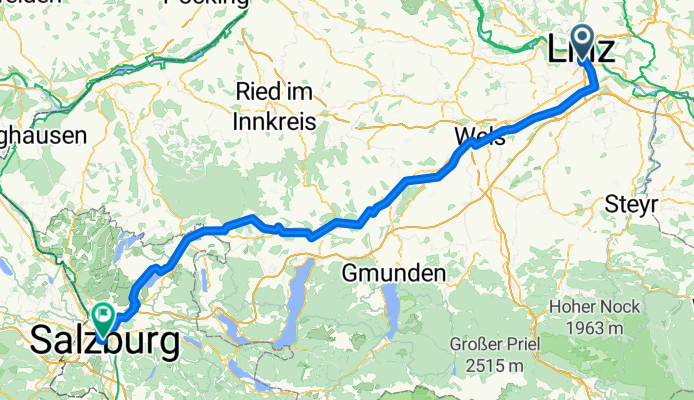 linz to salzburg