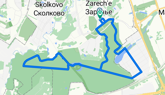 Каштановая улица, Заречье до Медовая улица, Заречье