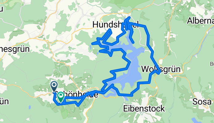 Talsperre Eibenstock Rundweg