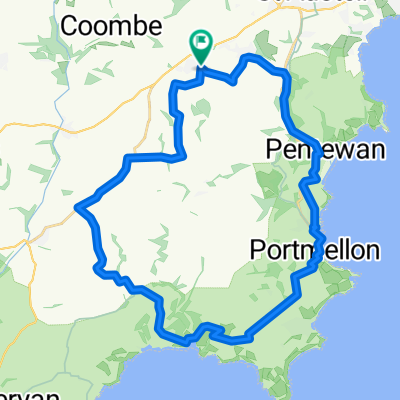 Sticker - Porthluney Bay - Mevagissey Loop