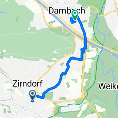 Fürther Straße, Zirndorf nach Bernhard-von-Weimar-Straße, Fürth