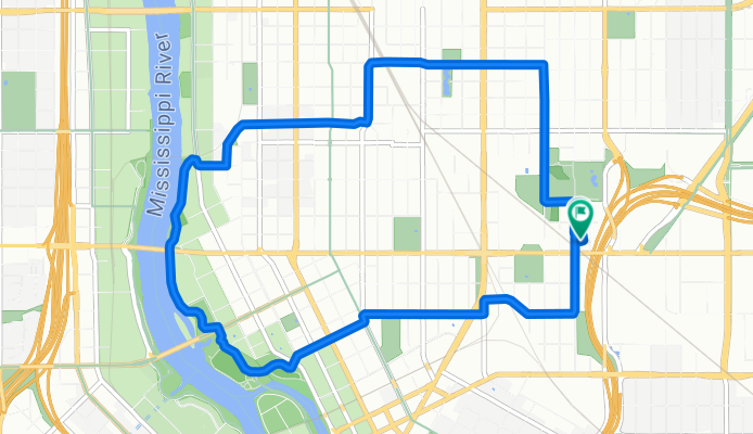 12th Ave NE, Minneapolis to 12th Ave NE, Minneapolis