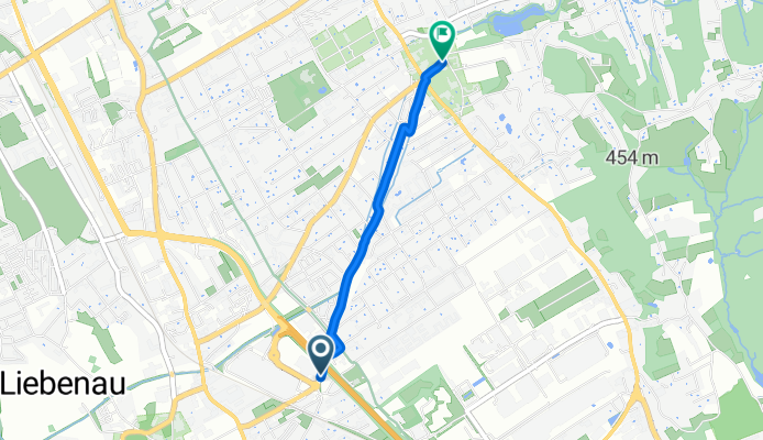Sternäckerweg, Graz nach Gruber-Mohr-Weg, Graz