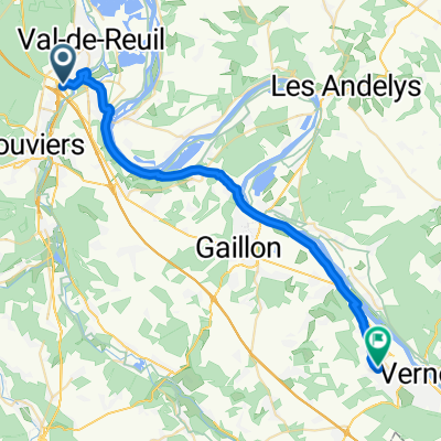 D 6015, Le Vaudreuil to Route de Chambray, Saint-Marcel