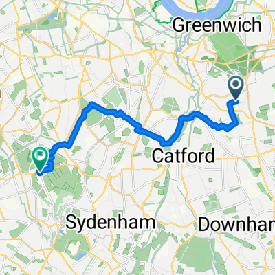 Eton Grove, London to Dulwich Common, London