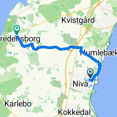 Route from Skovparken