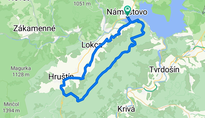 Námestovo- Magurka- Budín- Javorová- Lokca