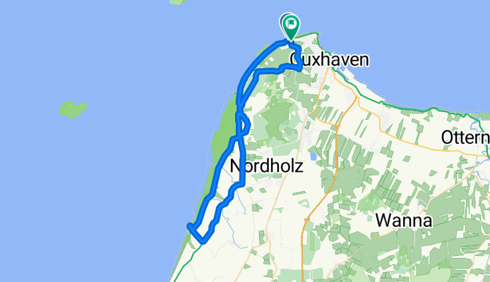 726 - Cuxhaven-Duhnen nach Dorum-Neufeldt + zurück