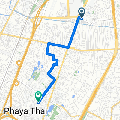 Soi Phahon Yothin 18, Chatuchak District to Soi Phahon Yothin 5, Phaya Thai District