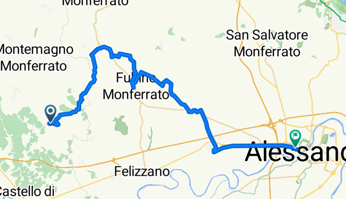 Strada Lori, Refrancore a Via Vecchia Torino, Alessandria