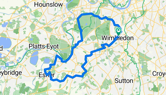 Parkwood Road, London to Parkwood Road, London