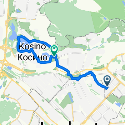 Рождественская улица, Москва до Район Косино-Ухтомский, Москва