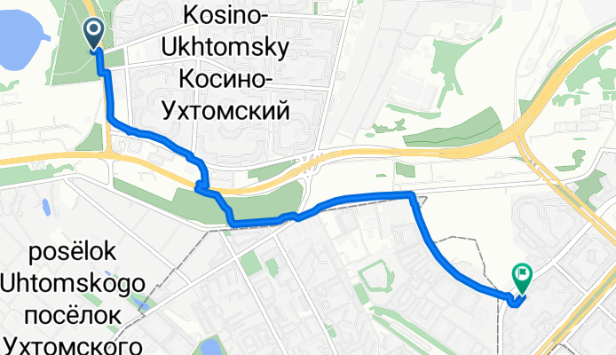 Салтыковская улица, Москва до Рождественская улица, Москва