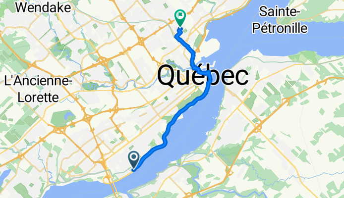 Boul Champlain, Québec à Rue des Intendants, Québec