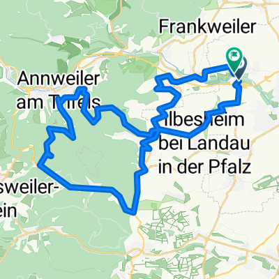 Route in Landau in der Pfalz
