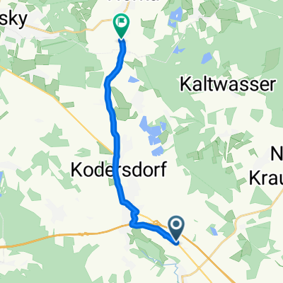 Feldhäuser nach Dorfweg