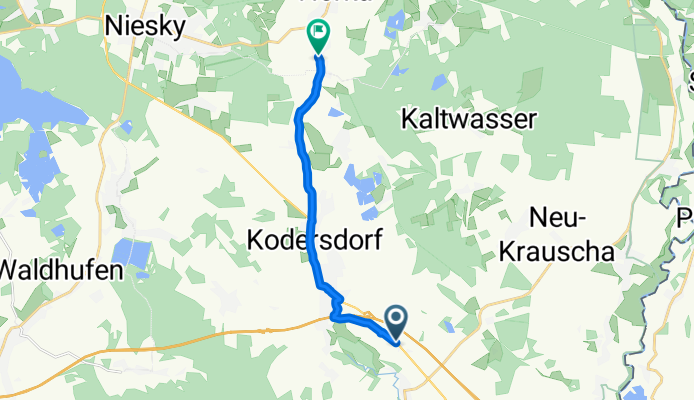Feldhäuser nach Dorfweg