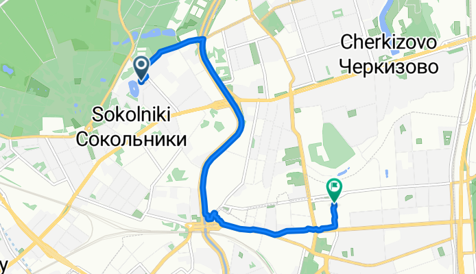Большая Остроумовская улица, Москва до Вельяминовская улица, Москва