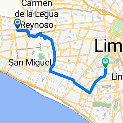 Calle Loa, Lima a Avenida Cuba, Lima