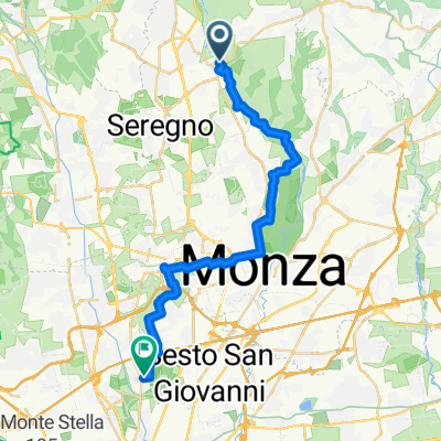 Via Isonzo, Карате-Брианца до Via Vittorio Veneto, Брессо