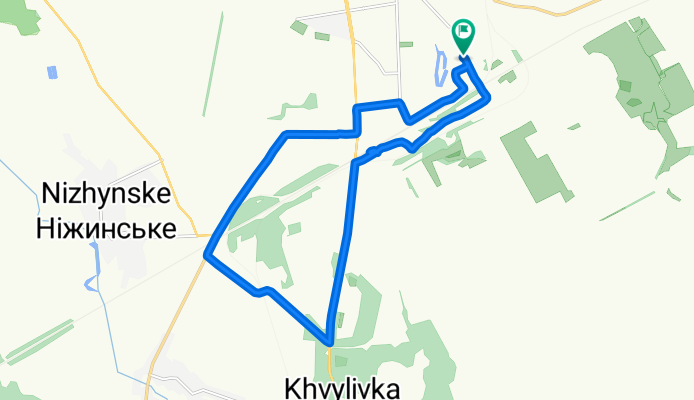 Курилівська вулиця, Ніжин to Курилівська вулиця, Ніжин