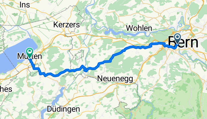 Spitalgasse, Bern nach Schlossgasse, Murten